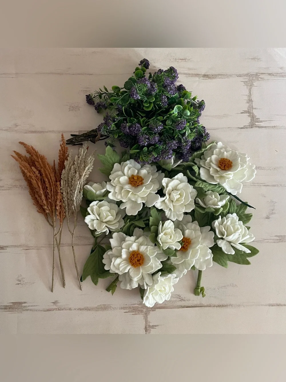 Cottagecore Faux Floral Lot